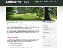 Tablet Screenshot of earthworms4sale.com
